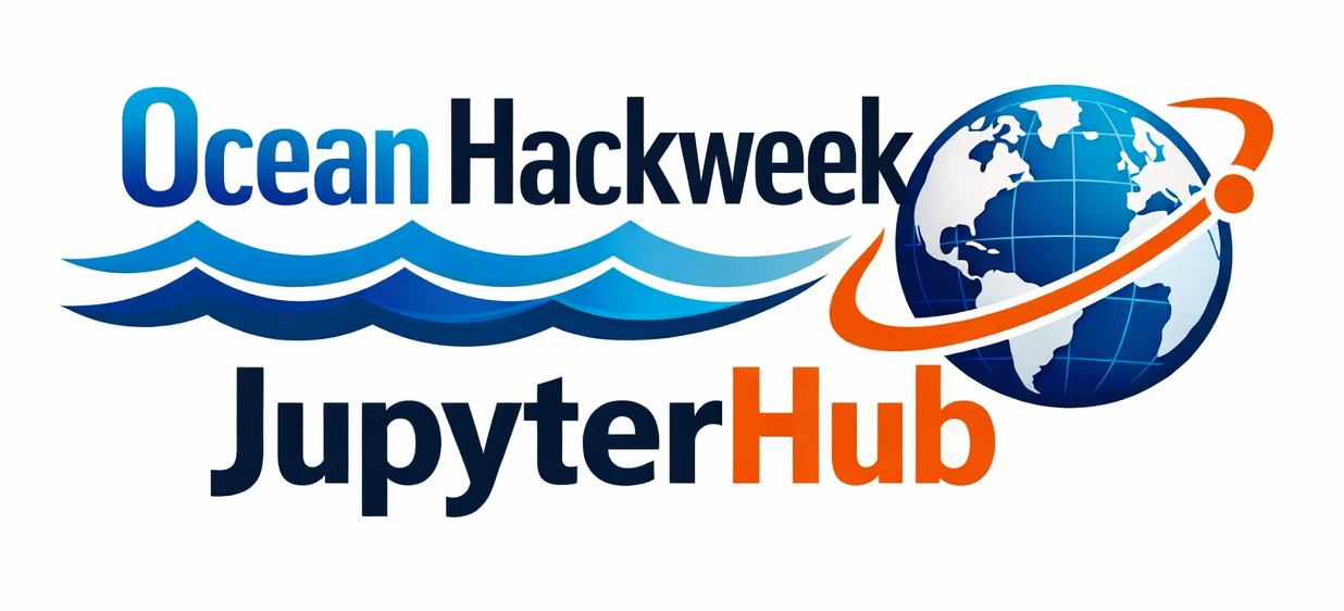 OceanHackWeek JupyterHub logo